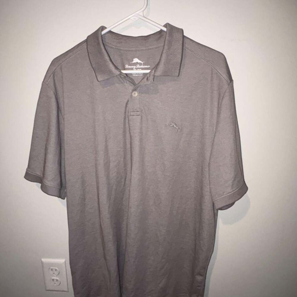 Tommy Bahama Men's Grey Polo-shirts